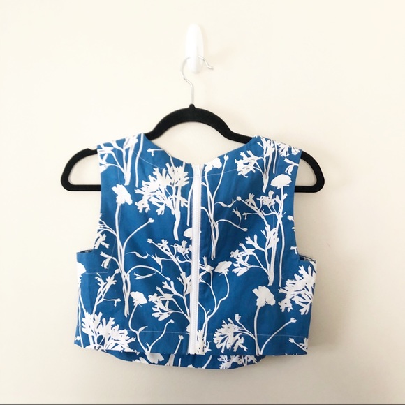 Kate Spade Saturday Zip Back Crop Top - Picture 7 of 9